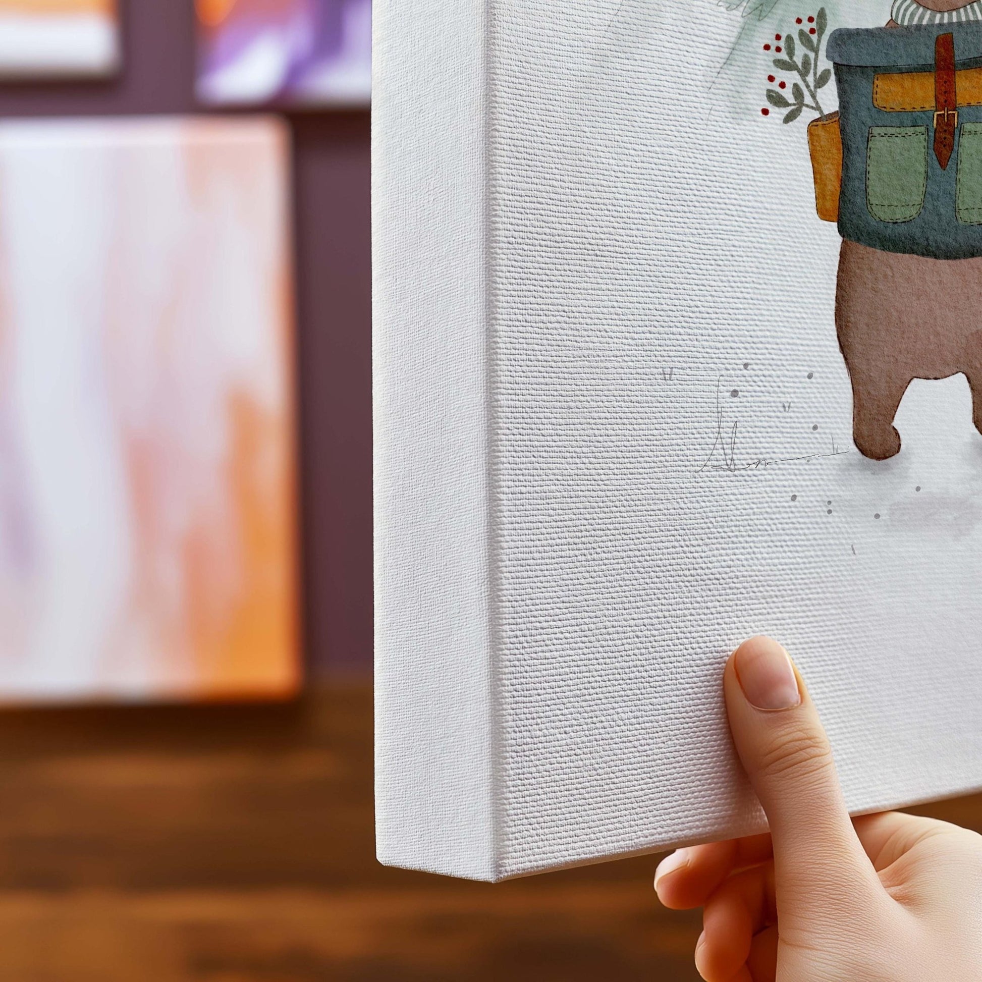 Bear Adventure Canvas Wall Art - Canvas - Urchin Bay