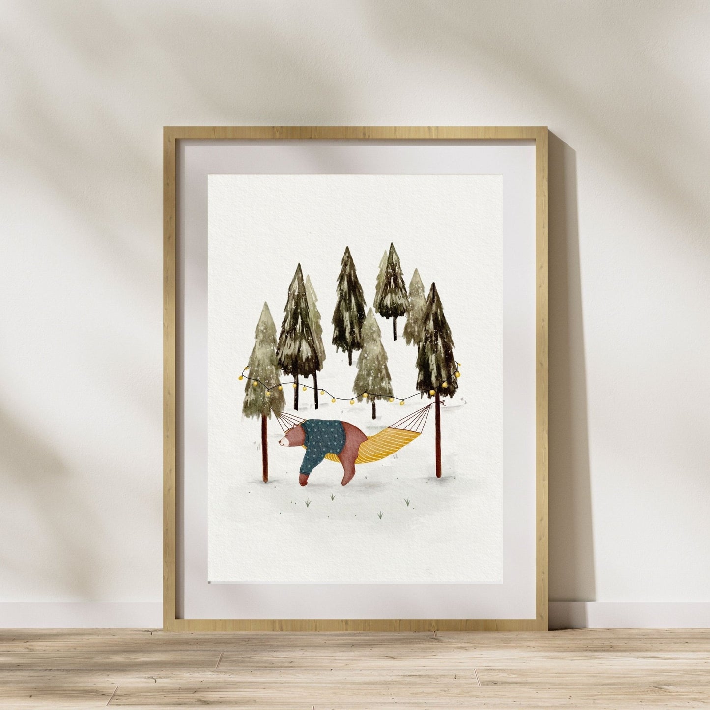 Bear Forest Art Print - Outdoor Adventure Wall Decor for Nursery - Prints - Urchin Bay