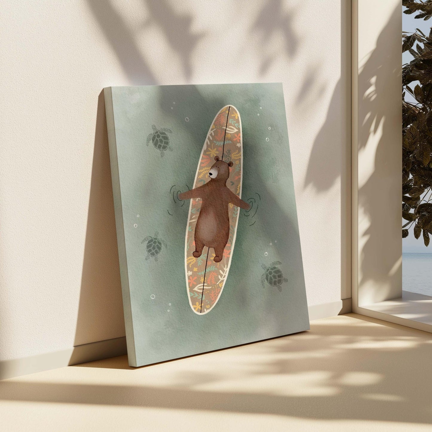 Boho Surf Canvas Wall Decor - Canvas - Urchin Bay
