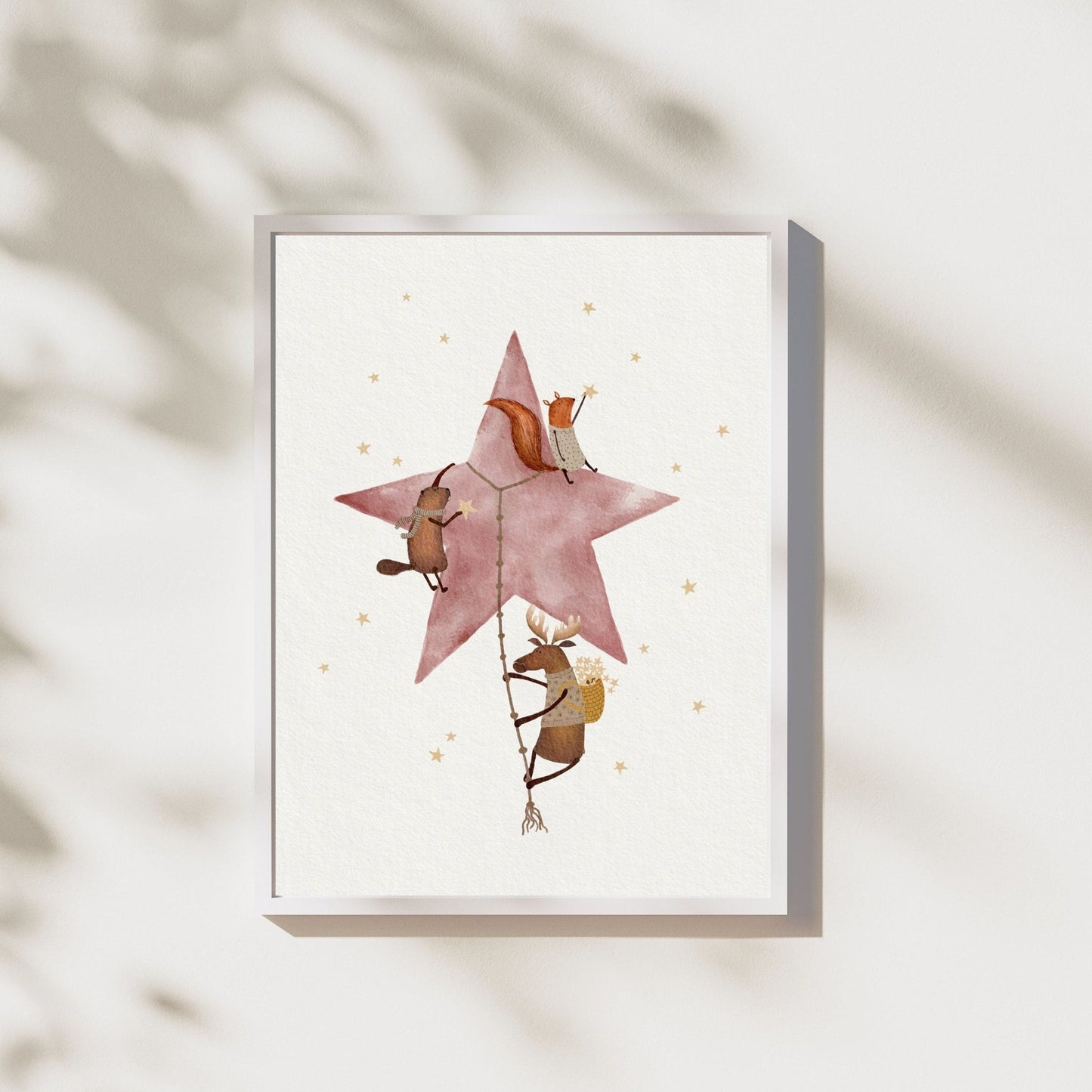 Childrens Star Illustration Print - Prints - Urchin Bay