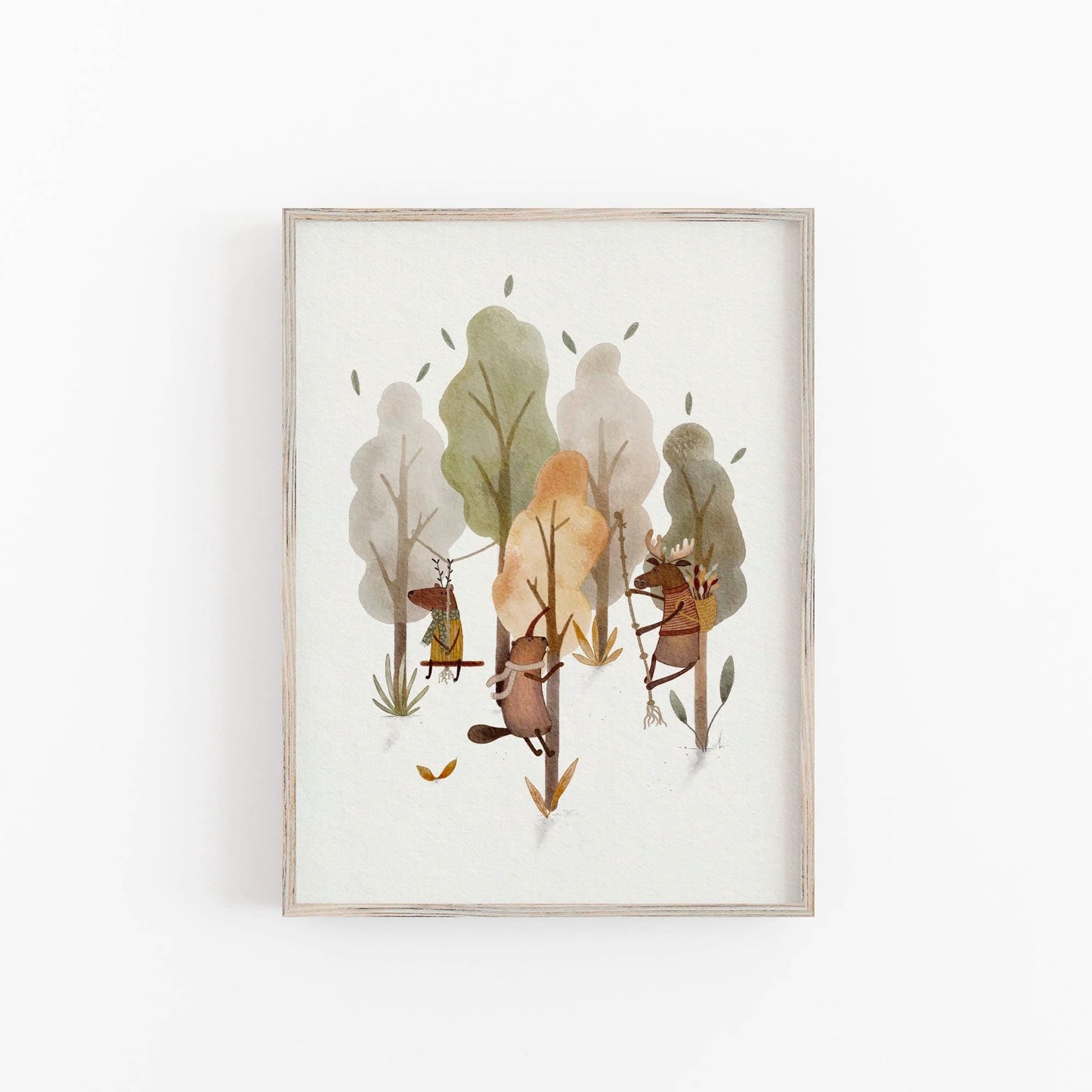 Children's Tree Climbing Illustration - Prints - Urchin Bay