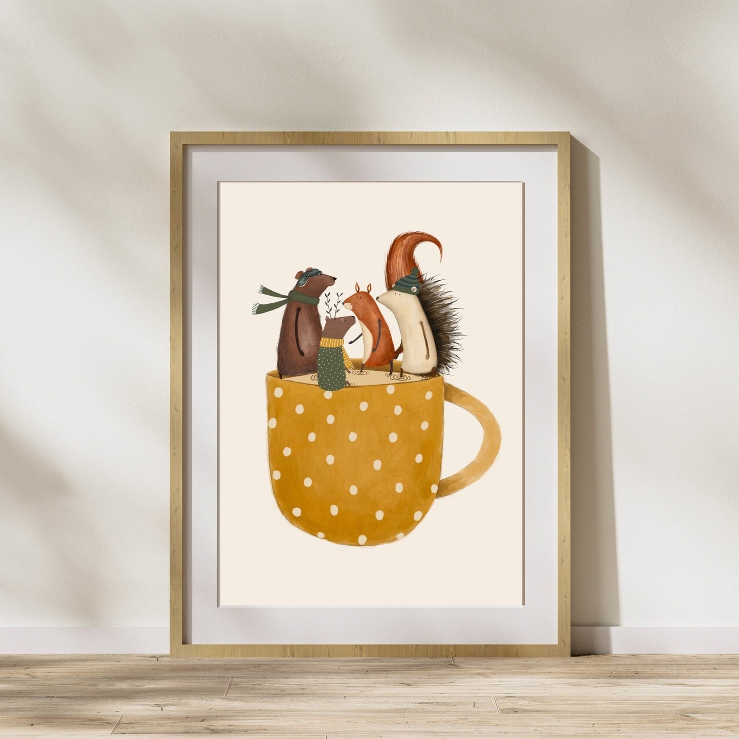 Children's Whimsical Animal Poster - Prints - Urchin Bay