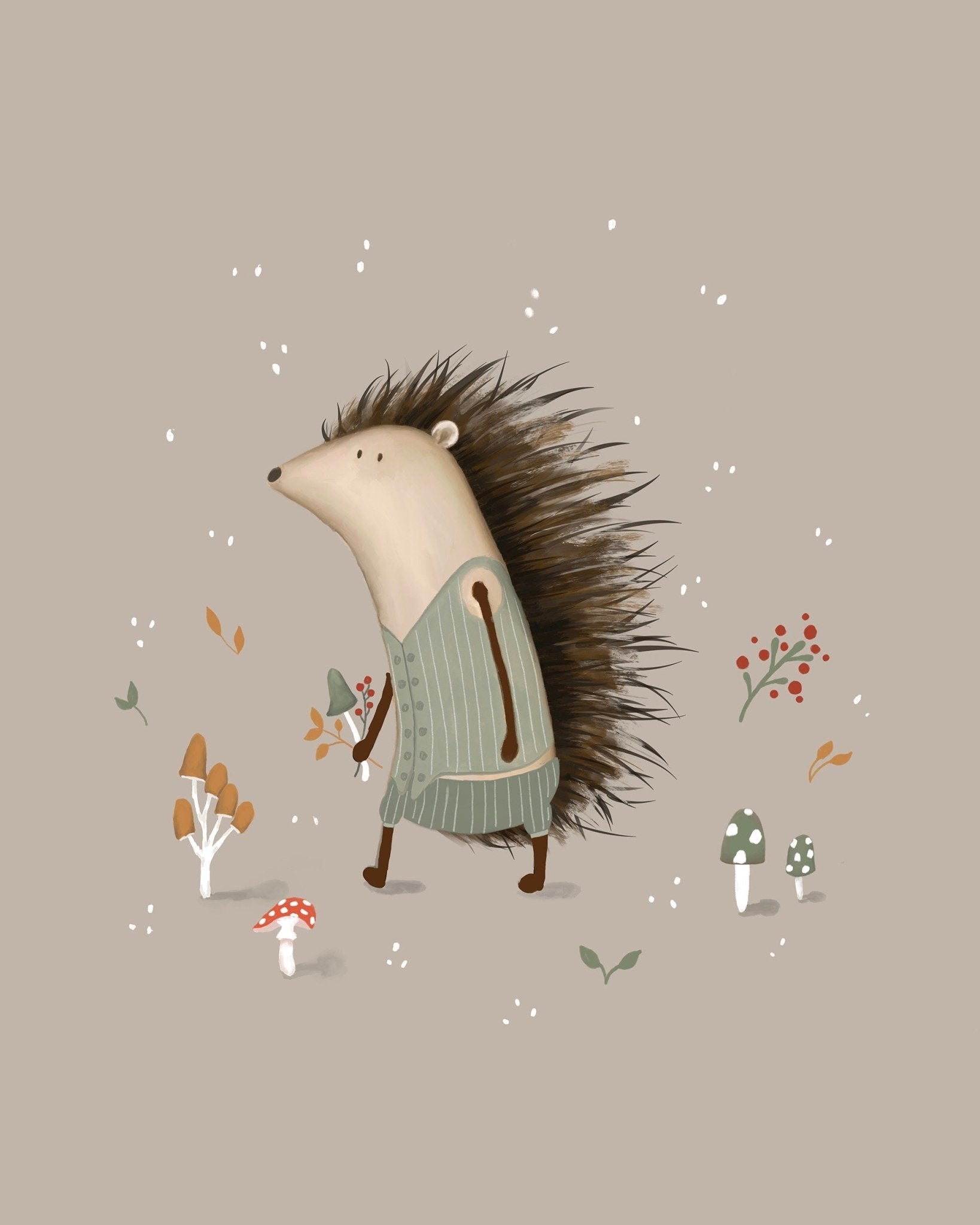 Forest Animal Nursery Prints Set - Prints - Urchin Bay