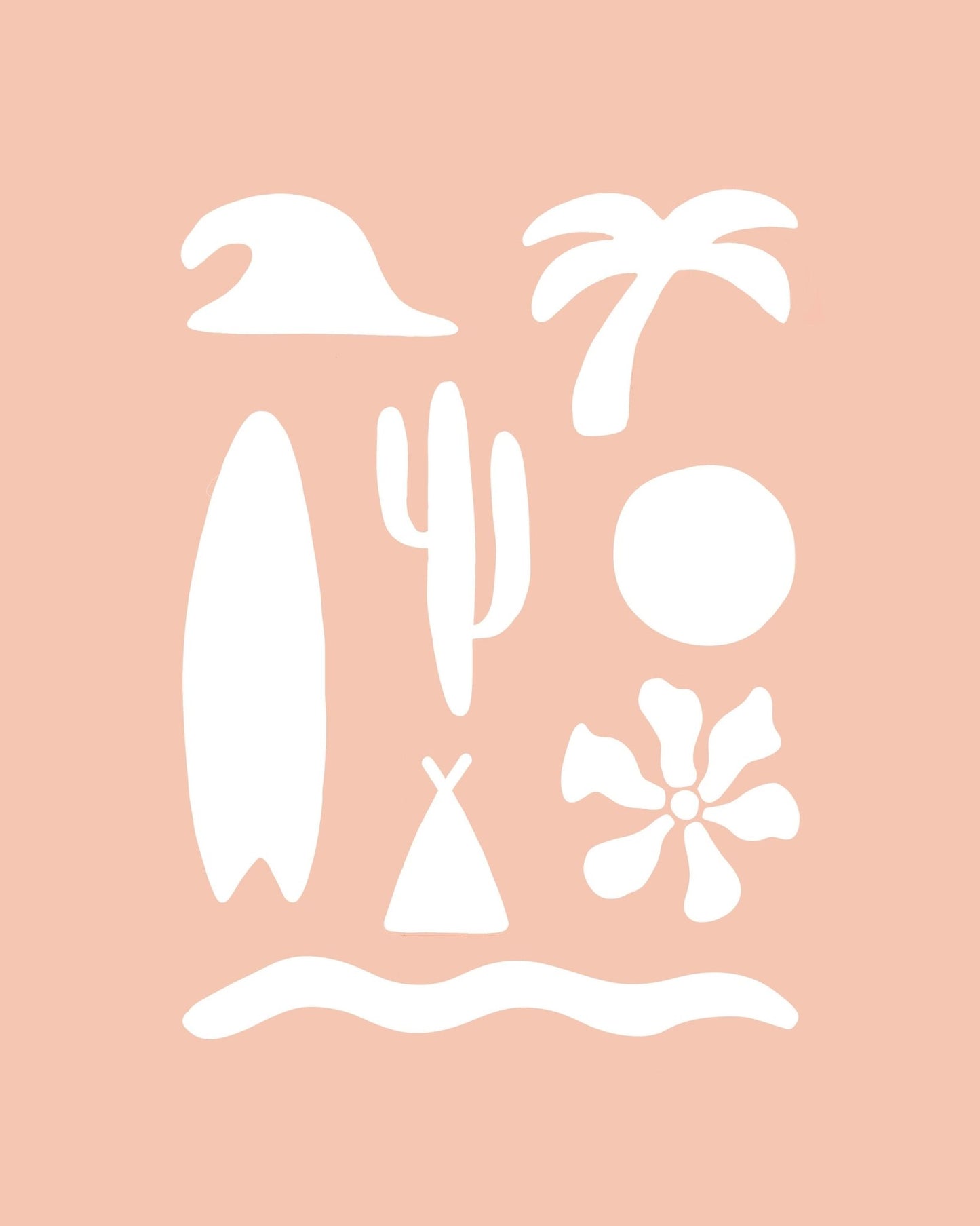 Gallery Wall Set for Teen Girls Room Decor - Urchin Bay