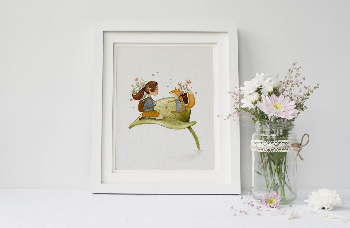 Girl's Whimsical Art Print, Whimsy Room Decor - Prints - Urchin Bay