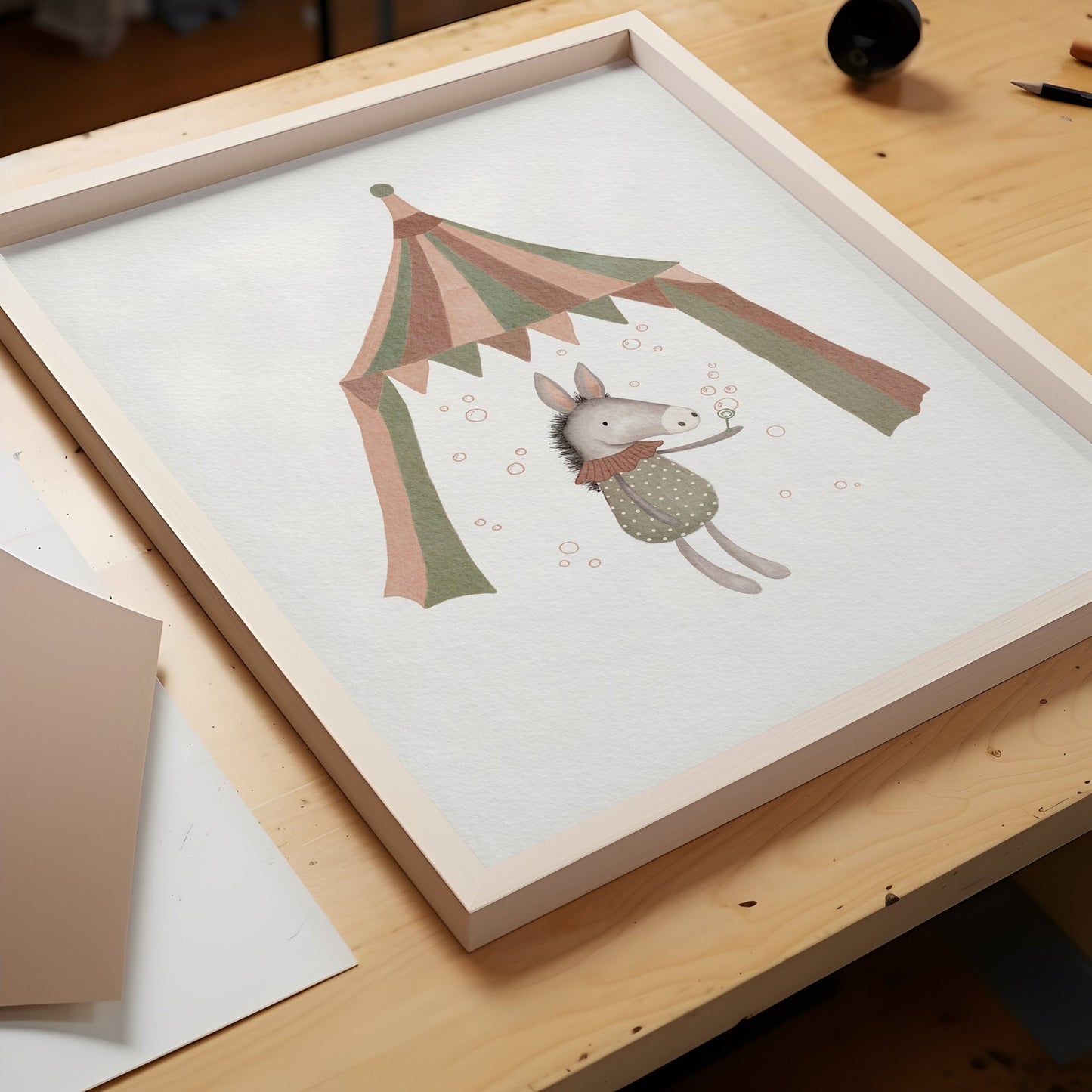Hand Painted Nursery Prints - Whimsical Animal Decor - Prints - Urchin Bay