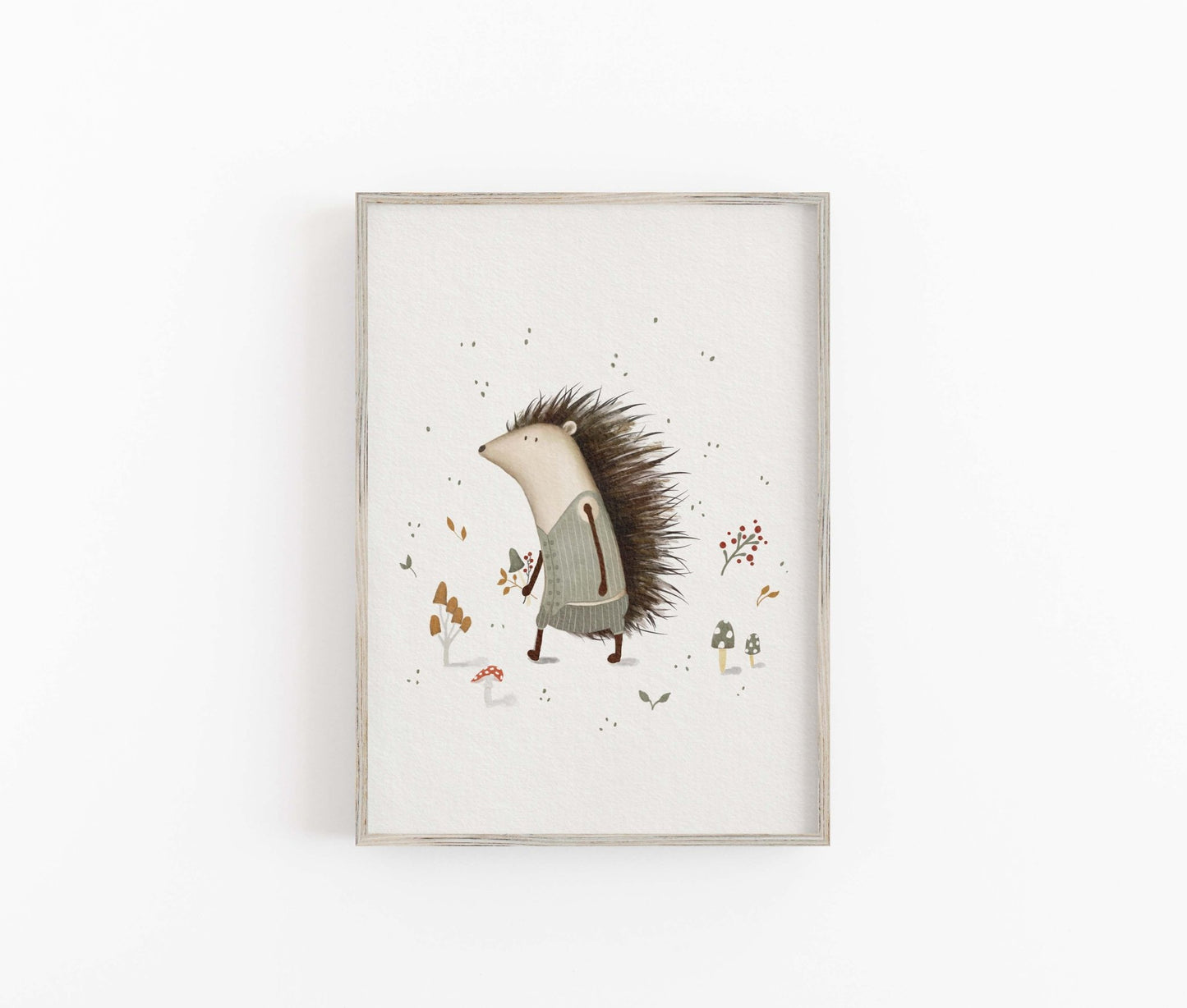 Hedgehog Art Print, Whimsical Wall Decor - Prints - Urchin Bay