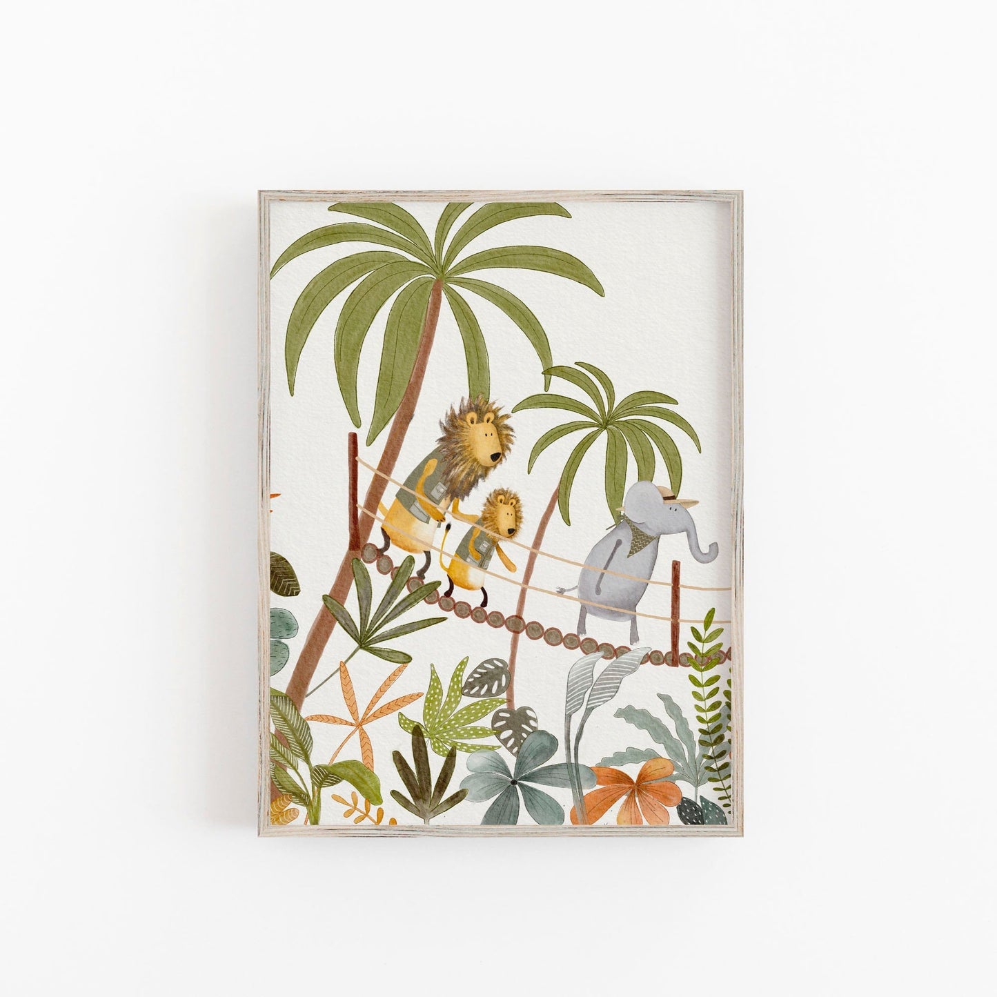 Jungle Adventure Nursery Art Print - Prints - Urchin Bay