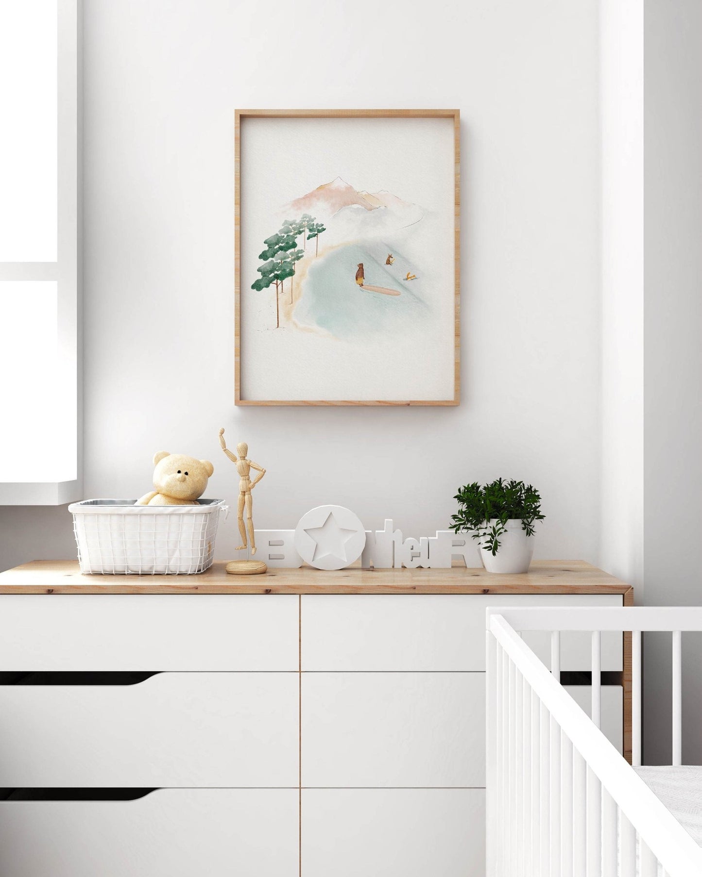 Kids Surf Art Print Set - Beach Decor - Prints - Urchin Bay