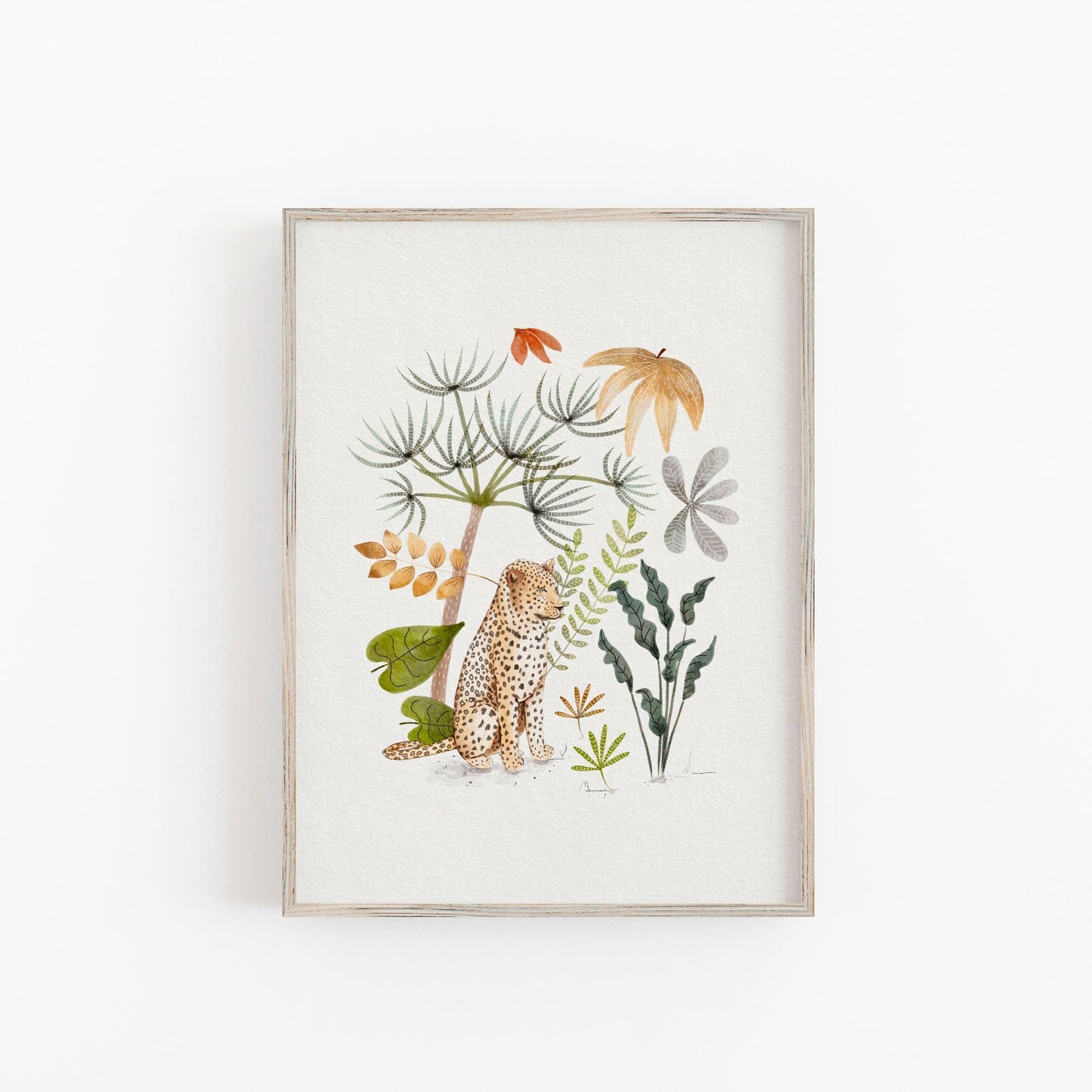 Leopard Jungle Art Print - Prints - Urchin Bay