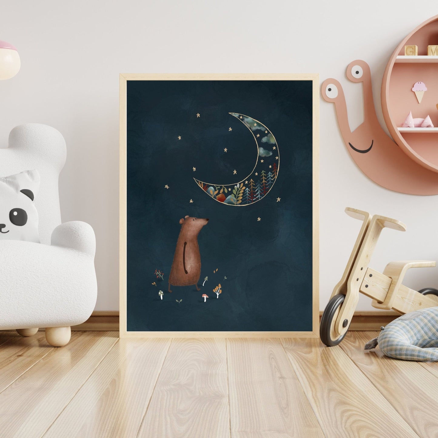 Night Sky Forest Art Prints Set - Prints - Urchin Bay