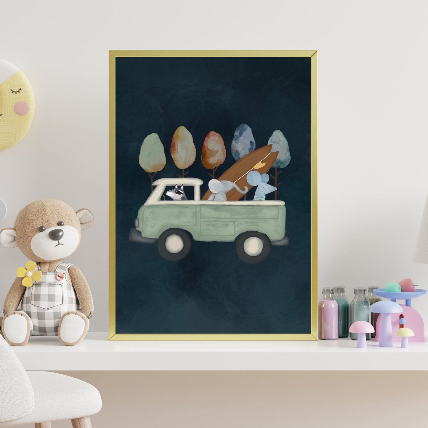 Night Sky Nursery Set of 3 - Prints - Urchin Bay