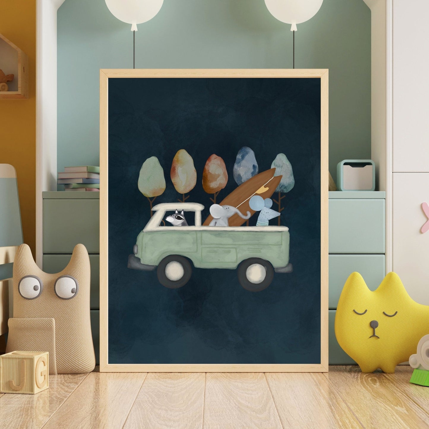 Night Sky Nursery Set of 3 - Prints - Urchin Bay