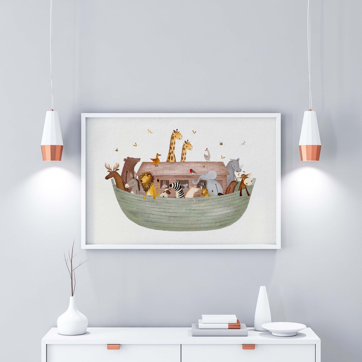 Noahs Ark Nursery Decor - Prints - Urchin Bay