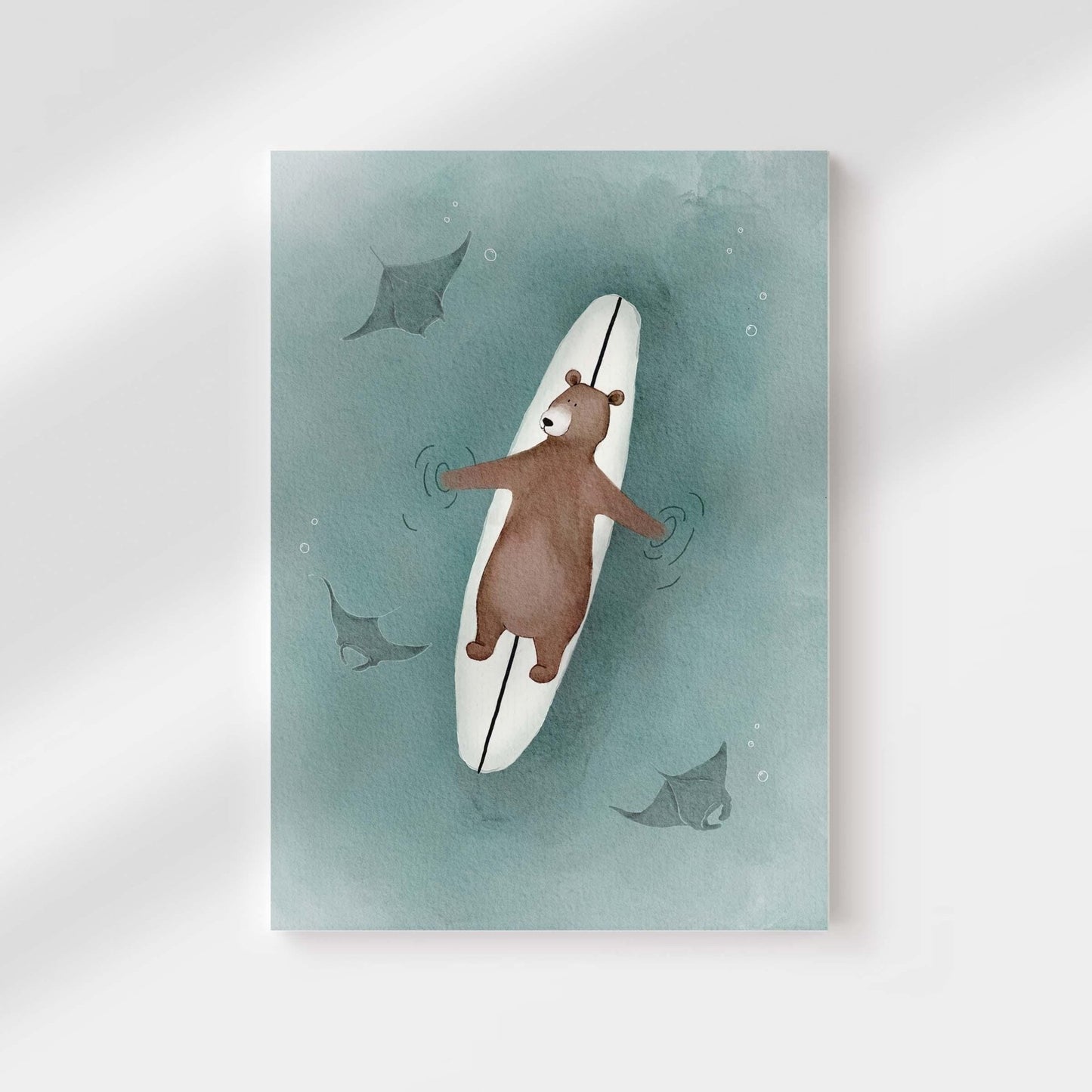 Ocean Surf Canvas Wall Art For Kids - Canvas - Urchin Bay