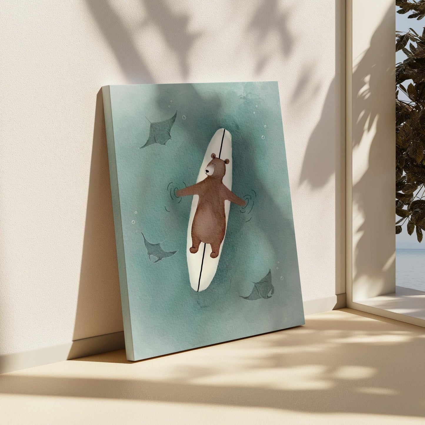 Ocean Surf Canvas Wall Art For Kids - Canvas - Urchin Bay