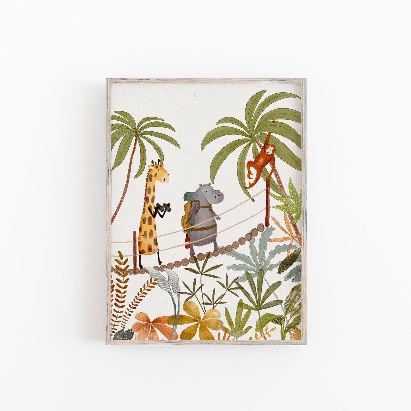 Safari Nursery Kids Wall Art - Prints - Urchin Bay