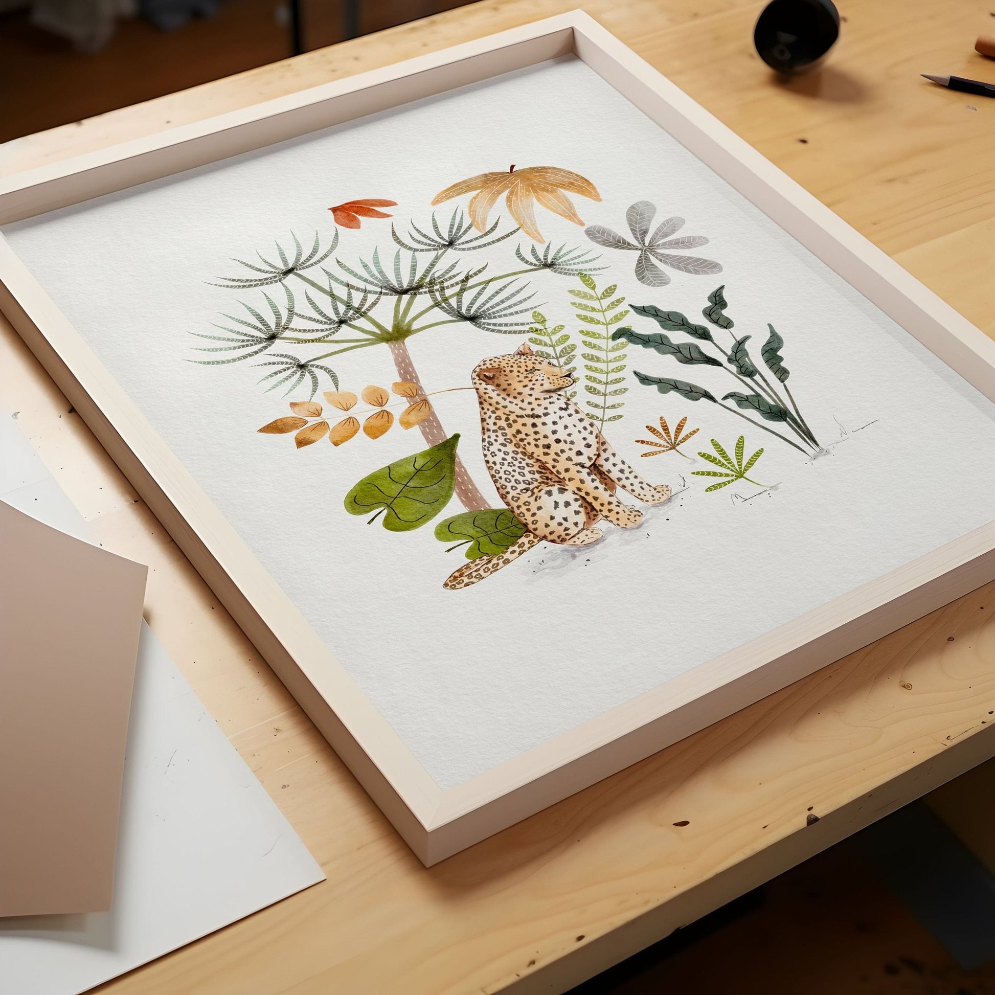 Set of 2 Jungle Animal Prints - Prints - Urchin Bay