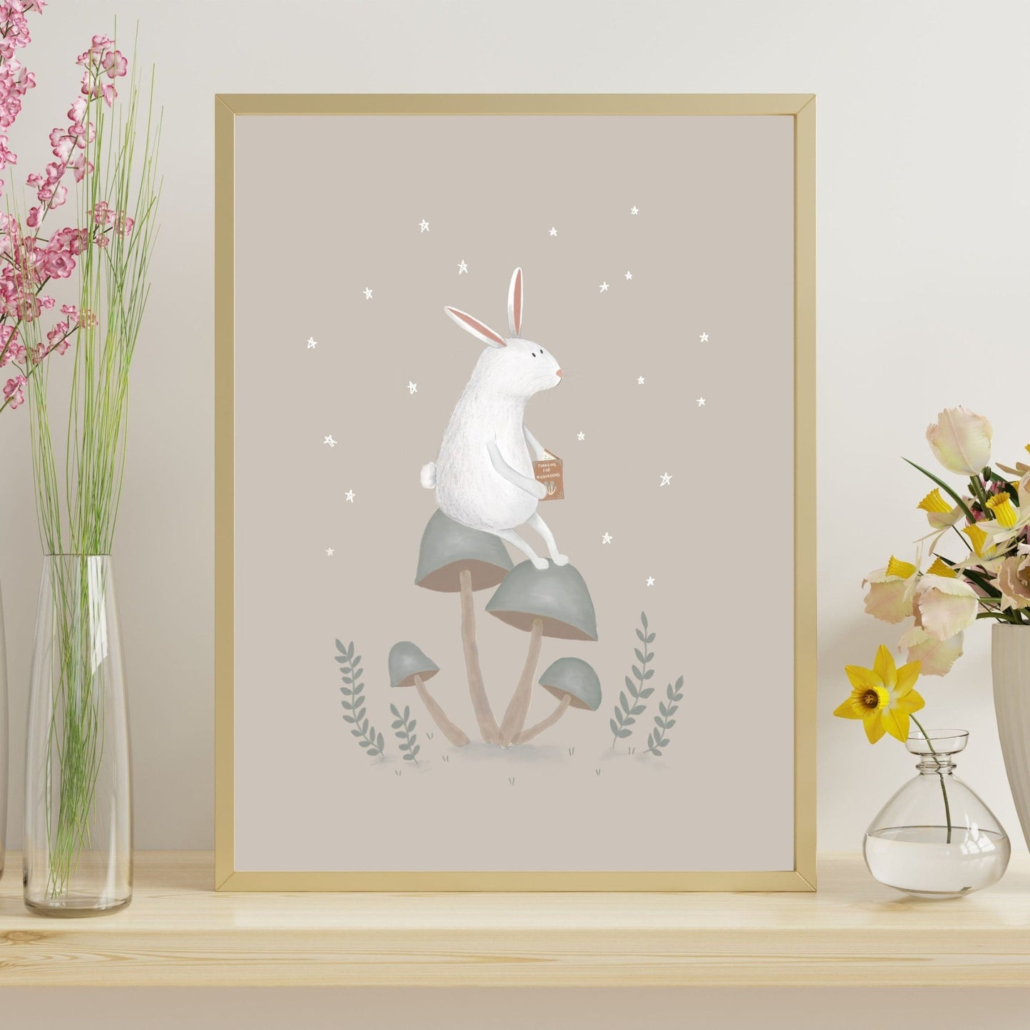 Set of 3 Bunny Rabbit Art Prints - Prints - Urchin Bay