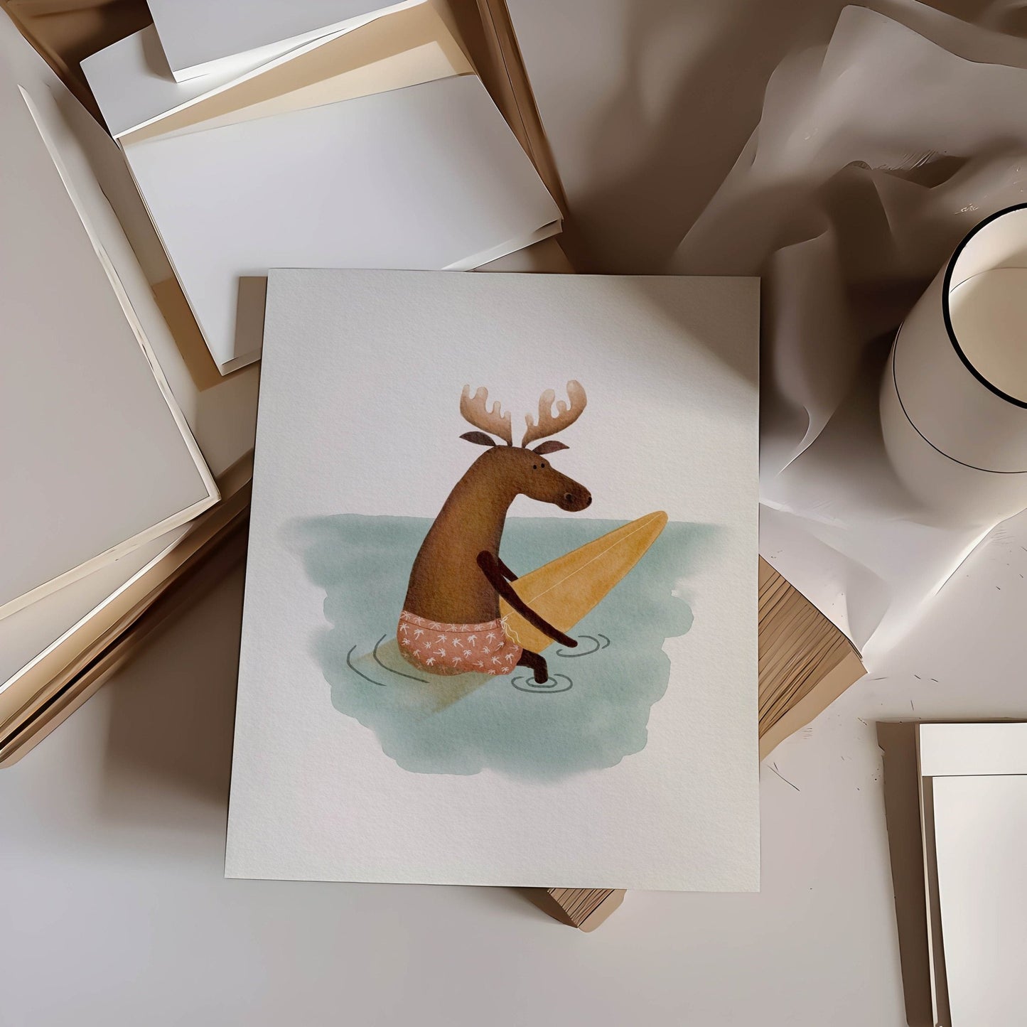 Set of 3 Surfing Art Prints - Prints - Urchin Bay
