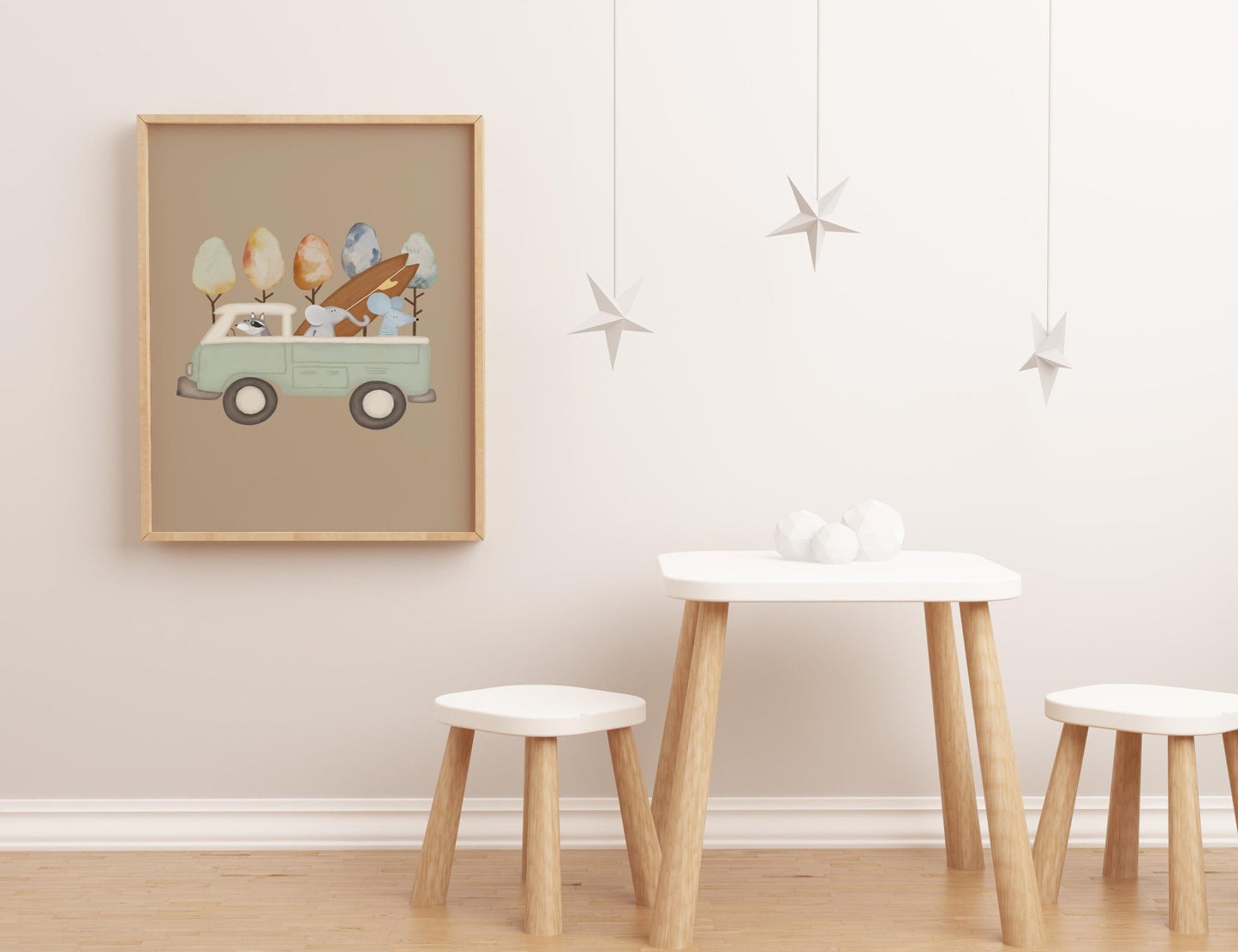 Set of Three Surf Art Prints For Children, Surfing Wall Decor - Prints - Urchin Bay