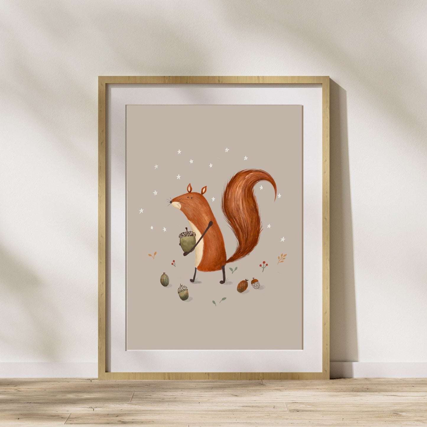 Squirrel Illustration Art Print - Prints - Urchin Bay