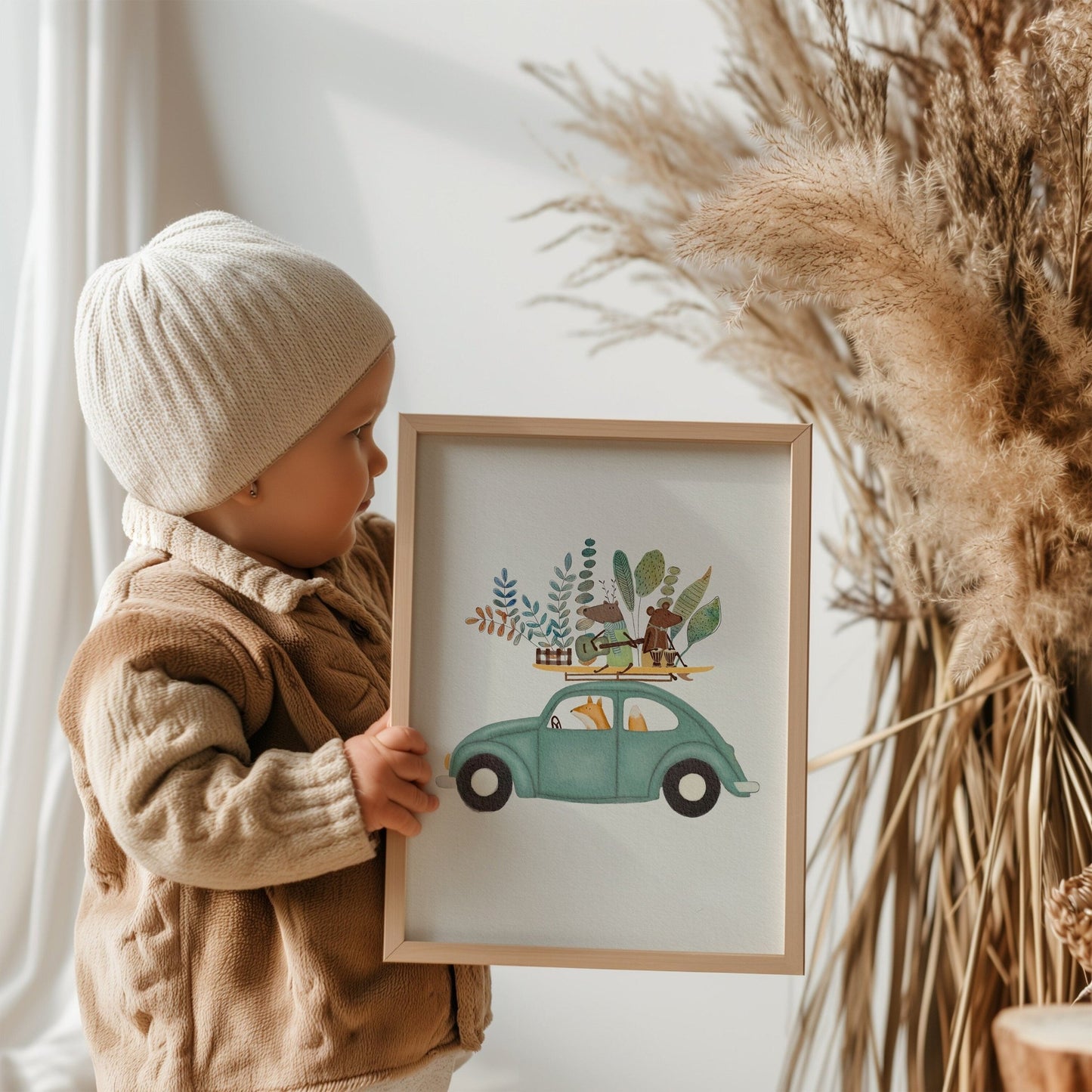 Watercolor Animal Print - Whimsical Kids Room Art - Prints - Urchin Bay