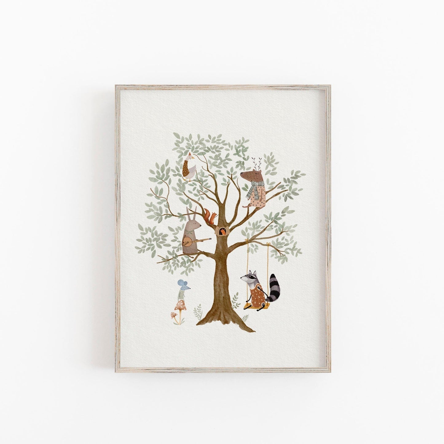 Whimsical Forest Animal Prints - Prints - Urchin Bay