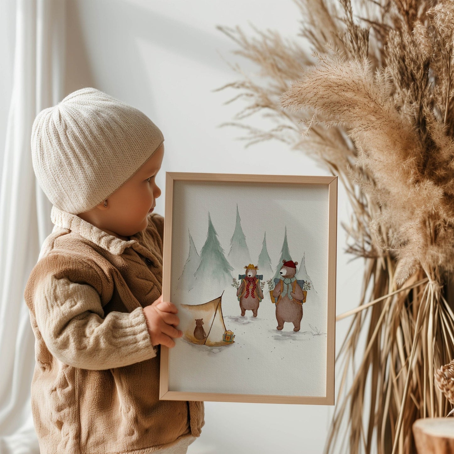 Whimsical Forest Animal Trek Print - Prints - Urchin Bay