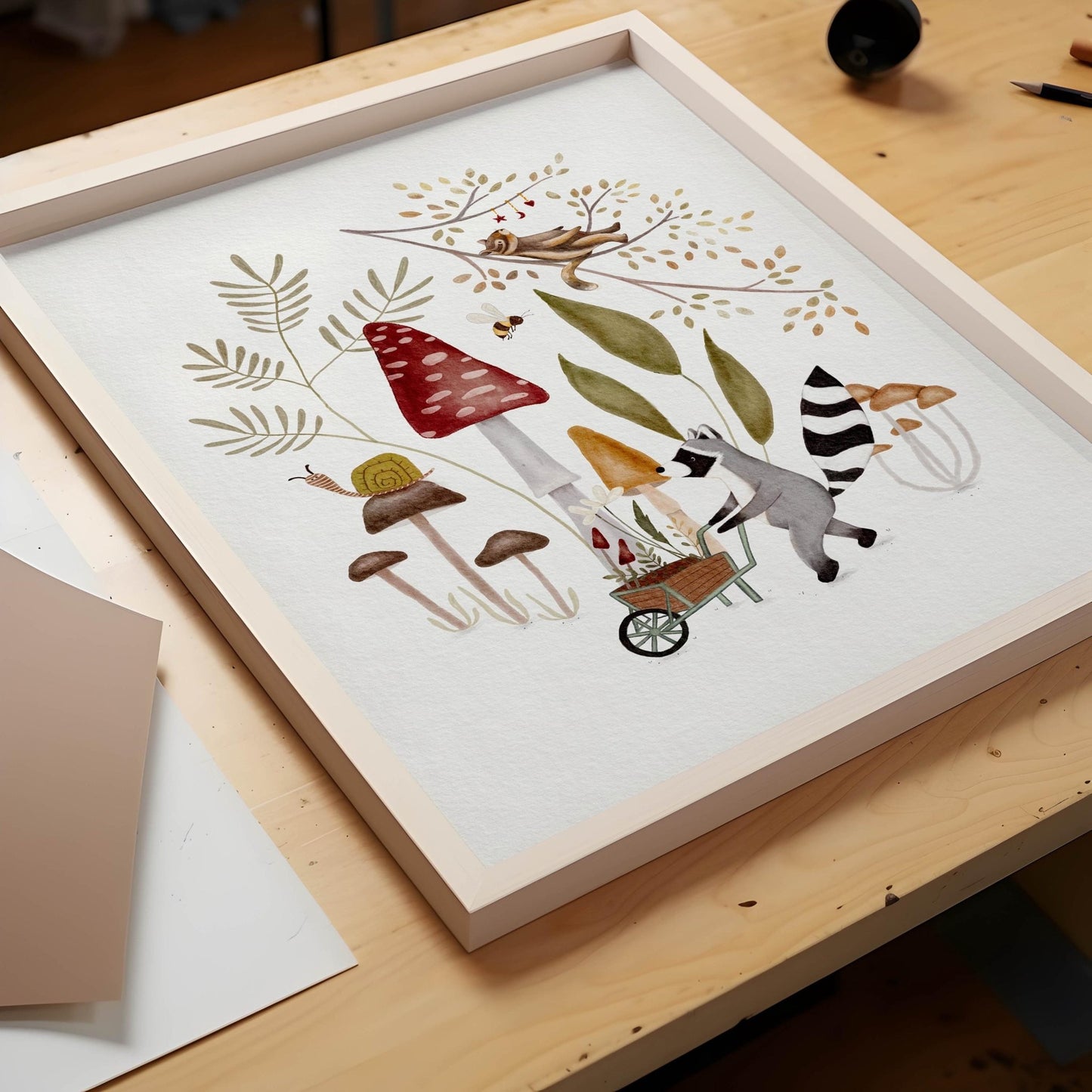 Whimsical Forest Art Print - Prints - Urchin Bay