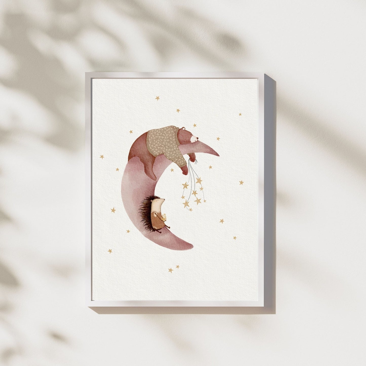 Whimsical Moon Bear Art Print - Prints - Urchin Bay