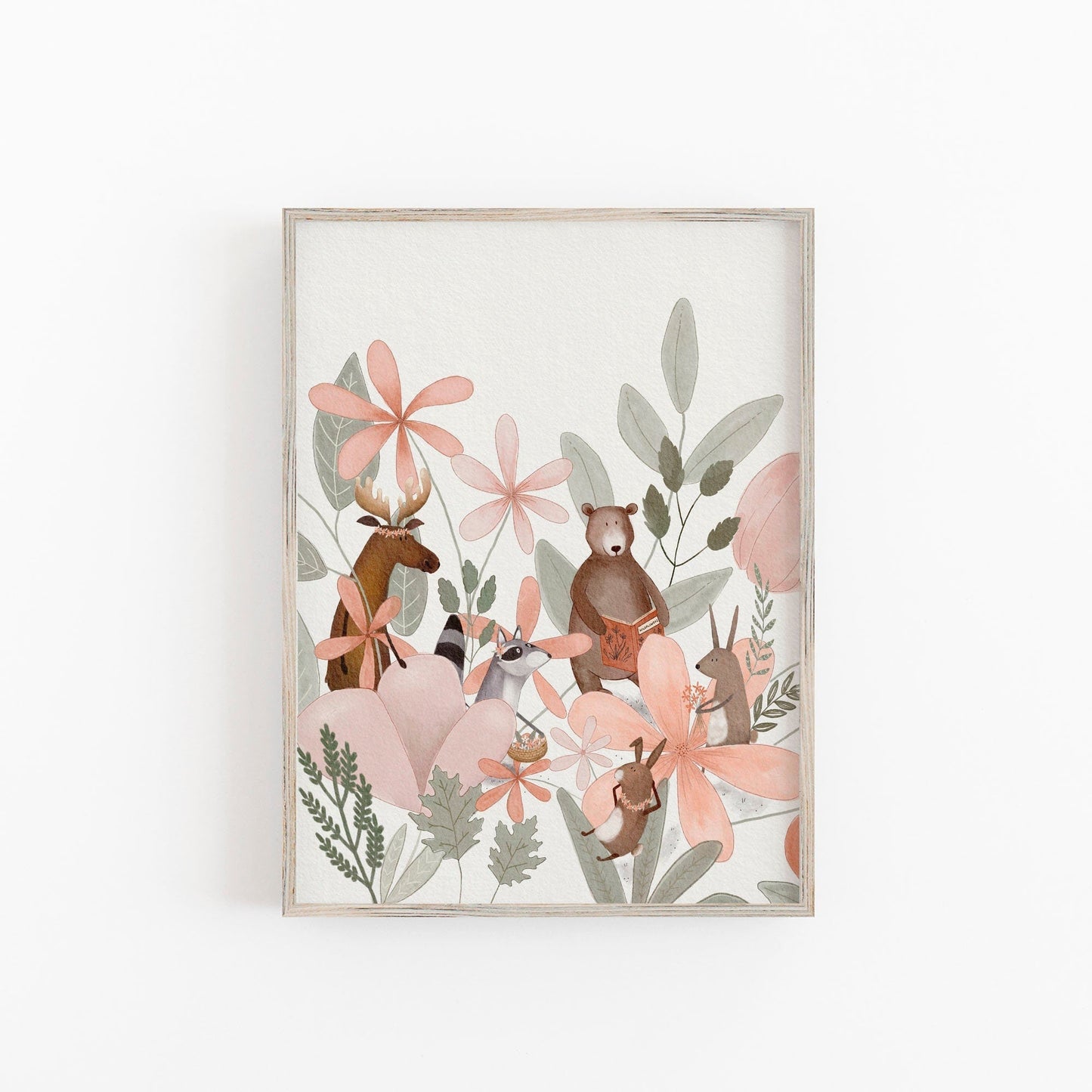 Whimsical Wildflower Nursery Art Print - Prints - Urchin Bay