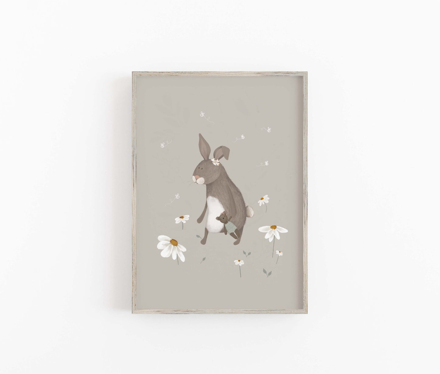 Whimsical Woodland Art Print, Rabbit Nursery Decor - Prints - Urchin Bay