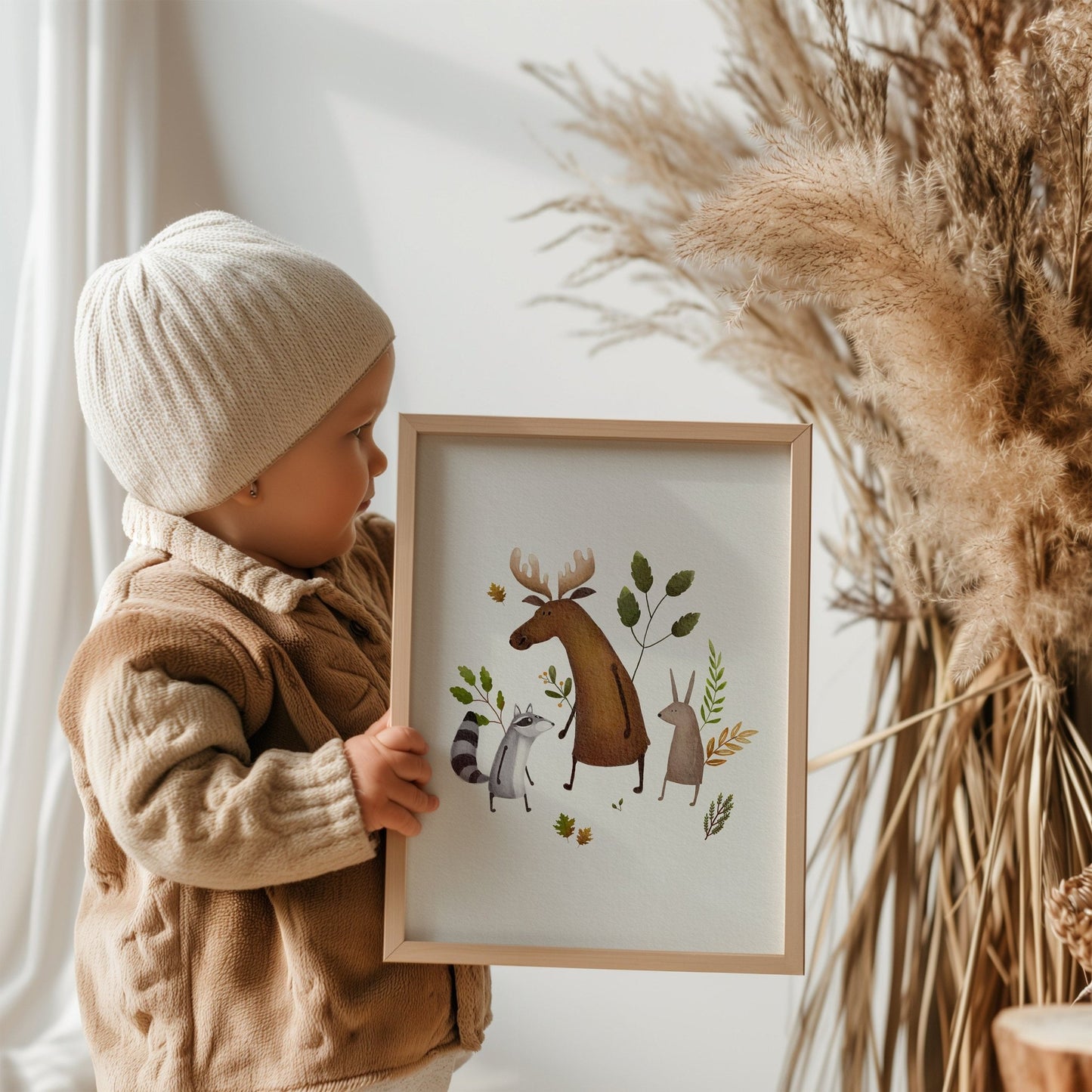 Woodland Animals Nursery Art Print - Prints - Urchin Bay