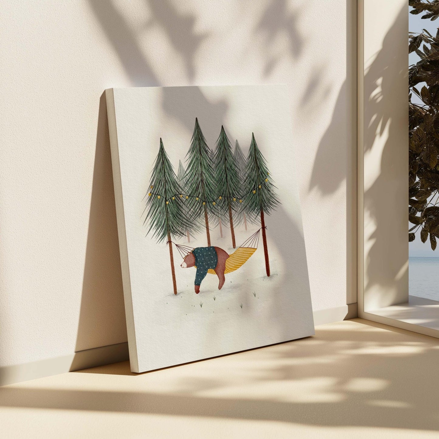 Woodland Nursery Canvas Art - Forest and Whimsical Decor - Canvas - Urchin Bay