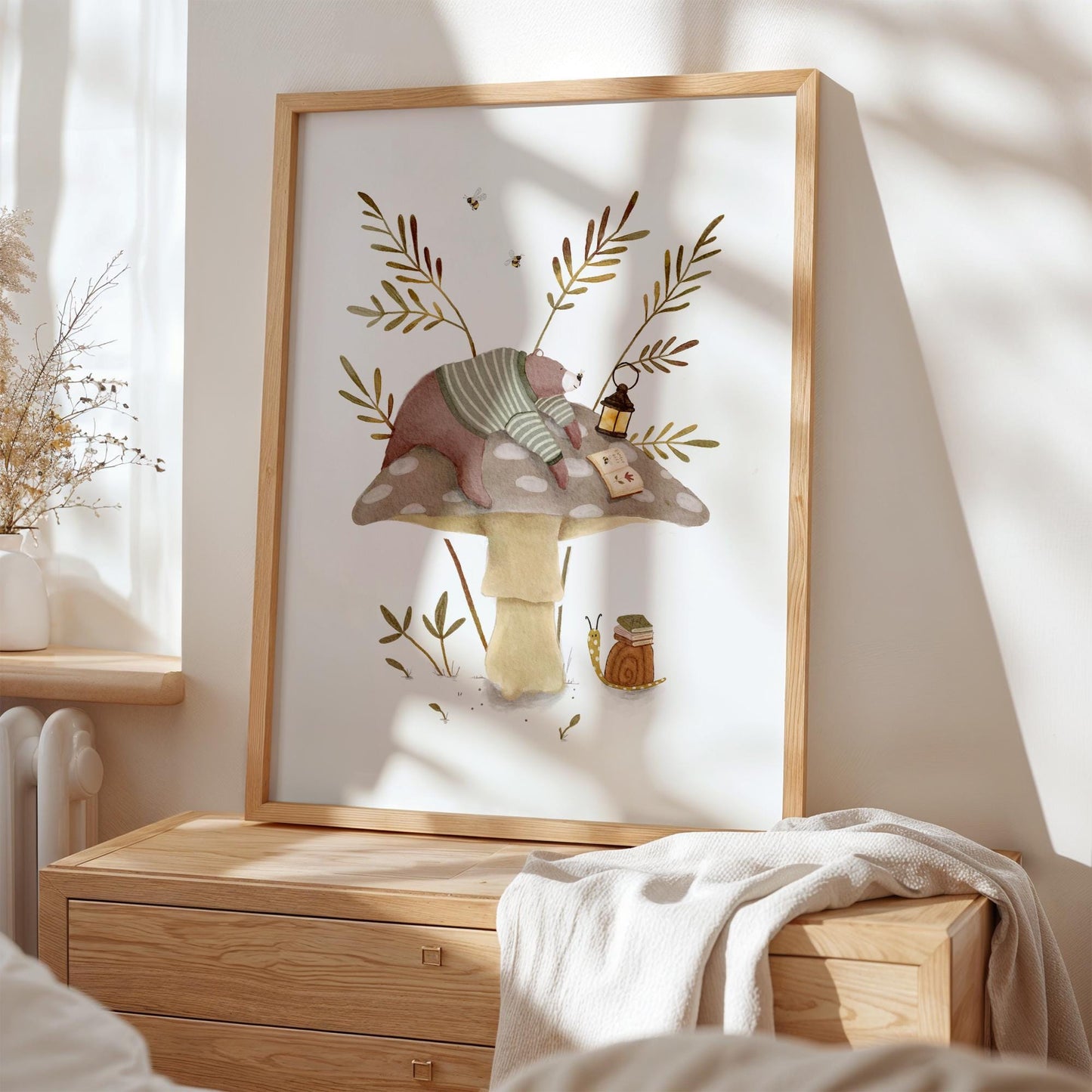 Woodland Nursery Art - Enchanted Storybook Wall Art for Kids’ Rooms