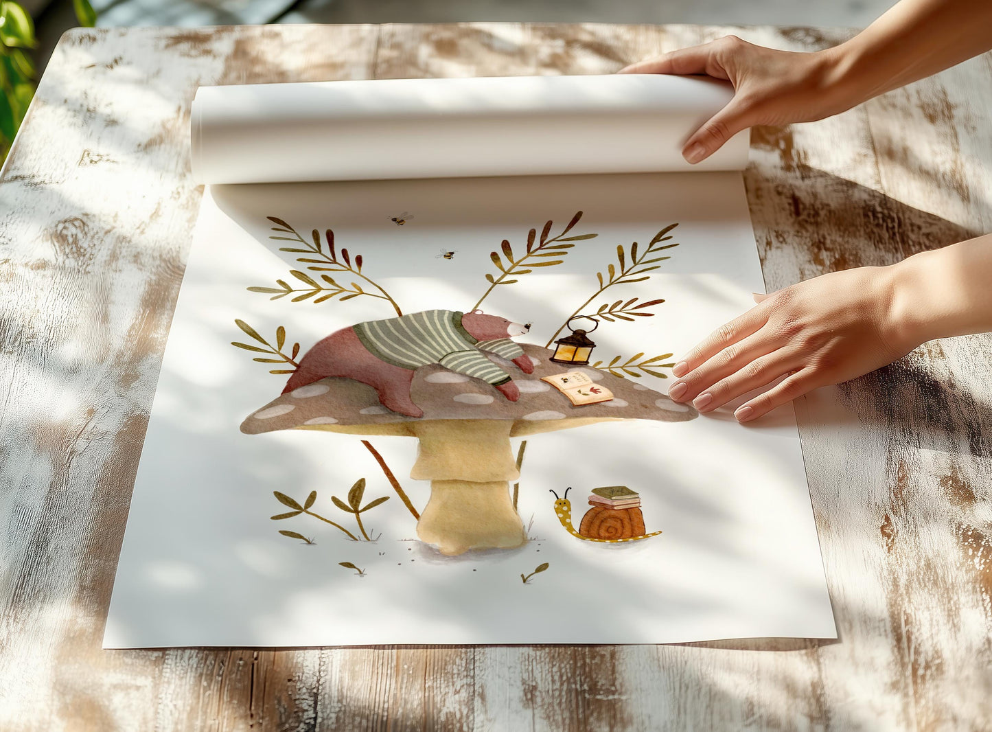 Woodland Nursery Art - Enchanted Storybook Wall Art for Kids’ Rooms