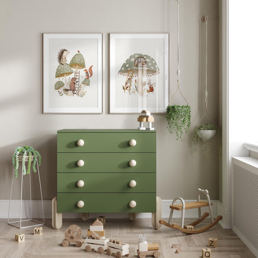 Whimsical Woodland Art Prints Set