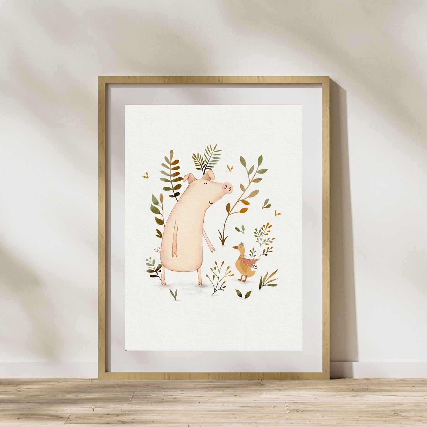 Farm Animal Art Prints - Set of 4