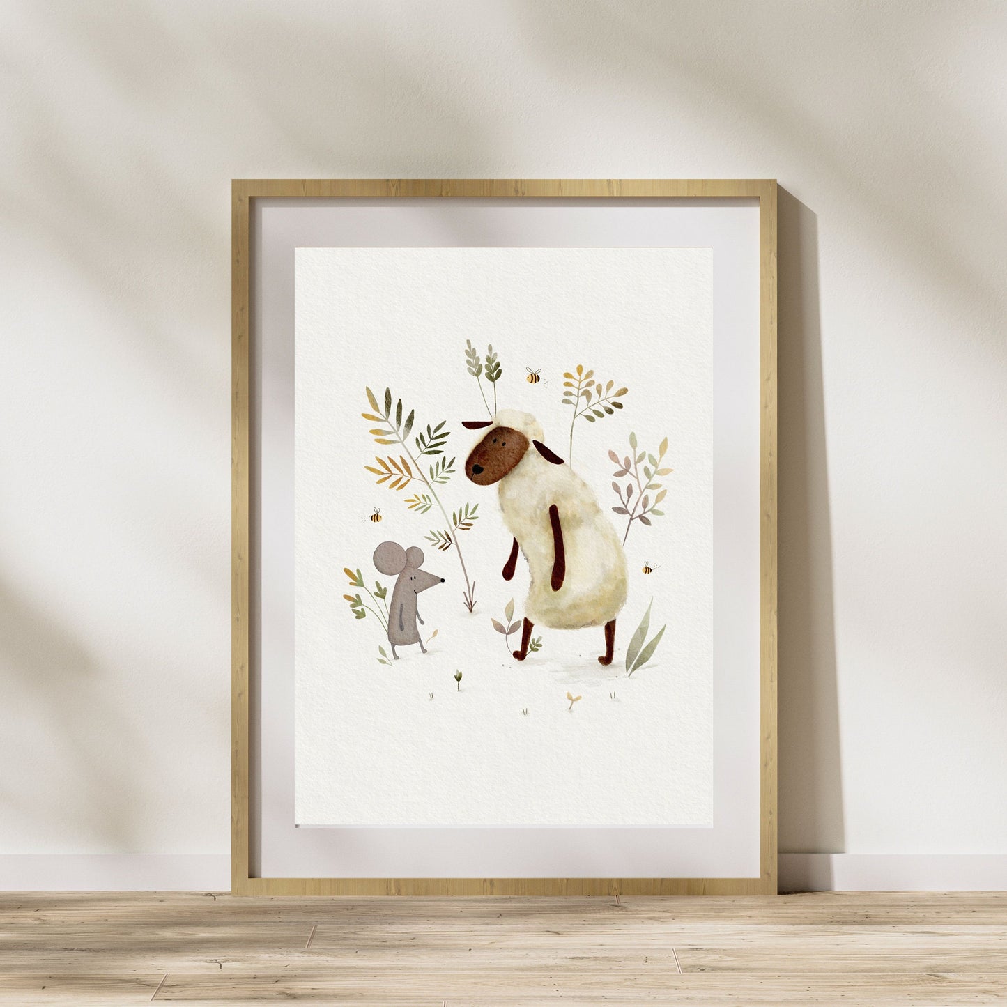 Farm Animal Art Prints - Set of 4