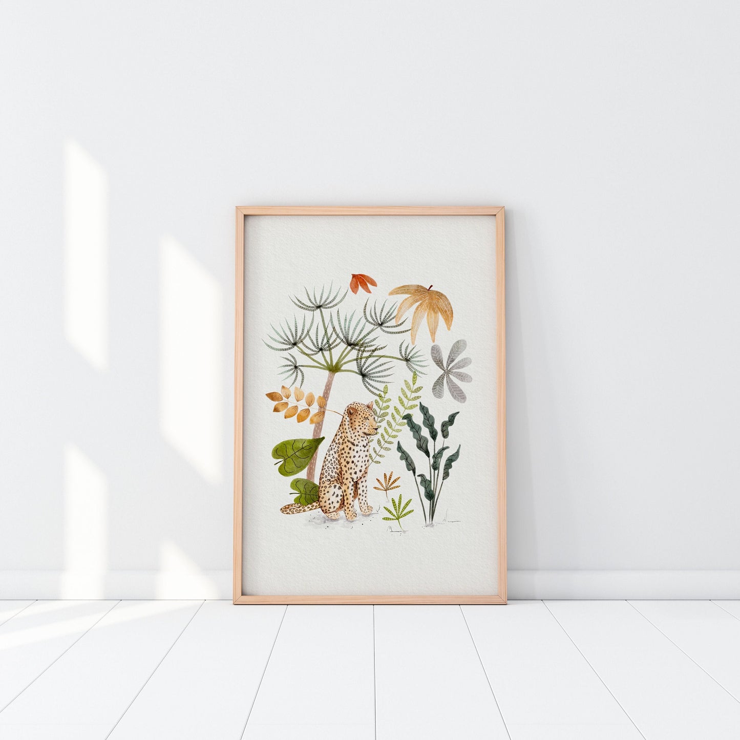 Leopard Jungle Art Print