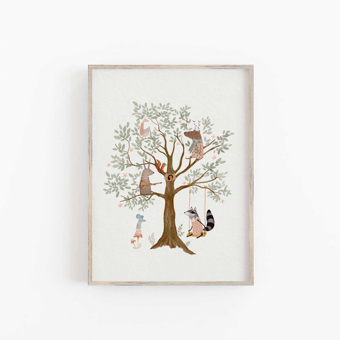 Whimsical Woodland Nursery Art Print Set