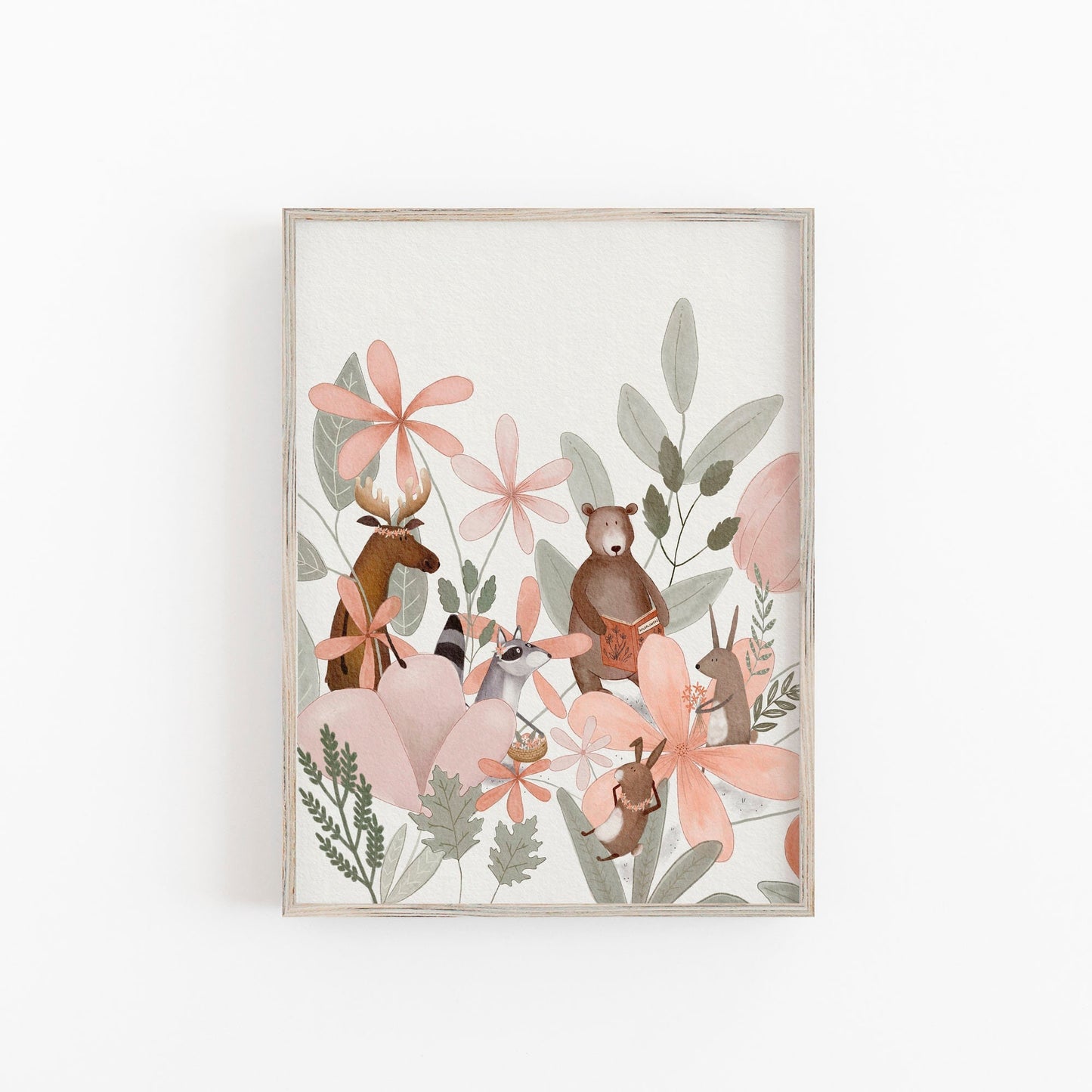 Whimsical Wildflower Nursery Art Print