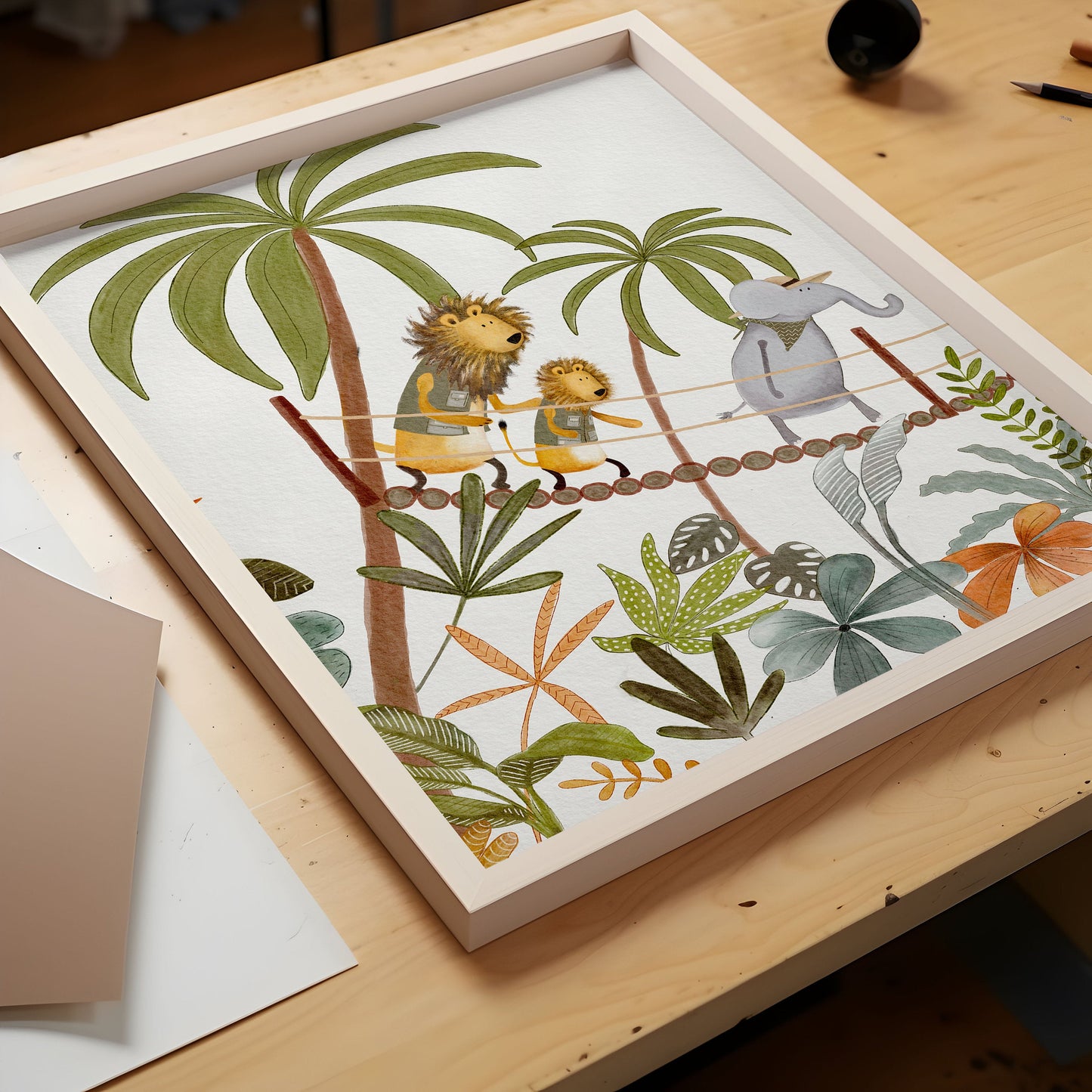 Jungle Adventure Nursery Art Print